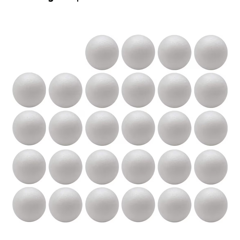 White Foam Balls 27